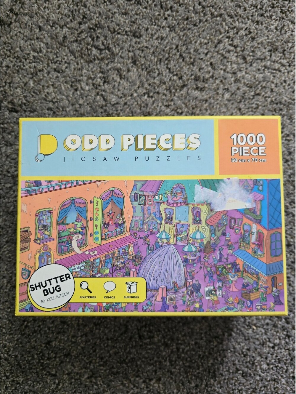 Odd Pieces Shutterbug 1000 Pc Jigsaw Puzzle Mystery Build to Find Out Complete